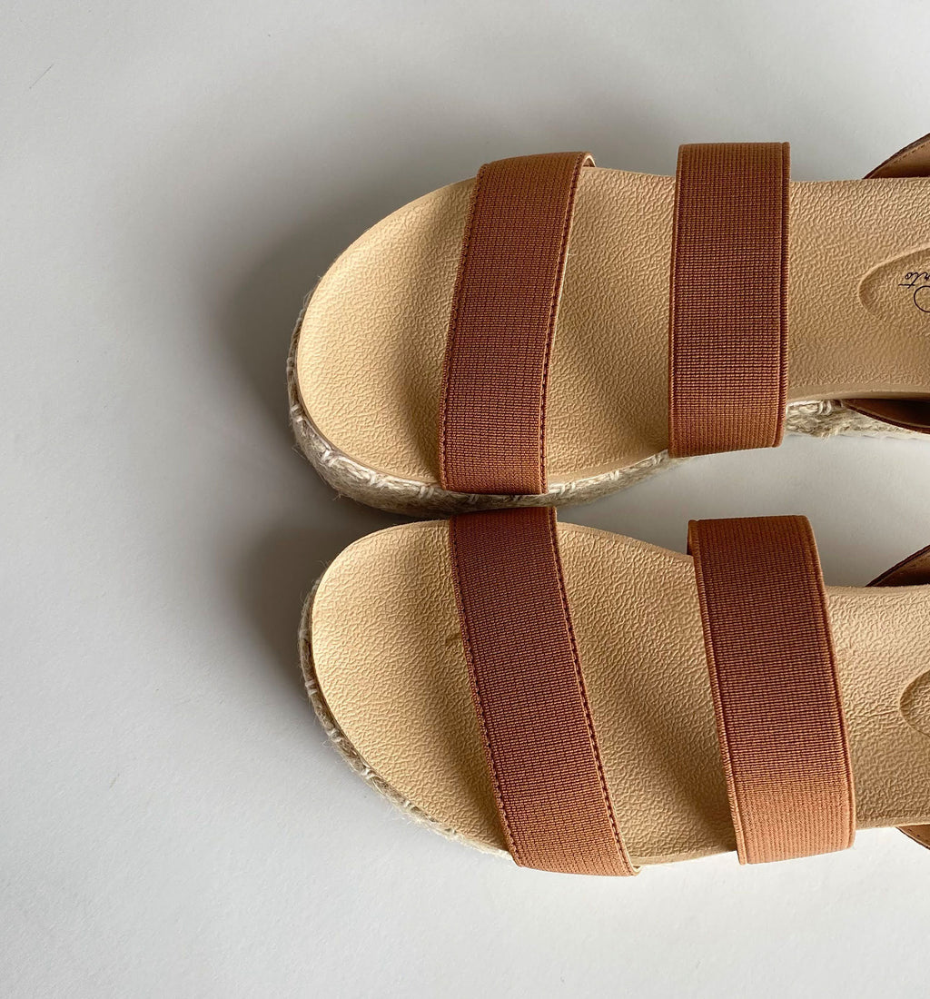 Sandalias de plataforma yute Beira Rio