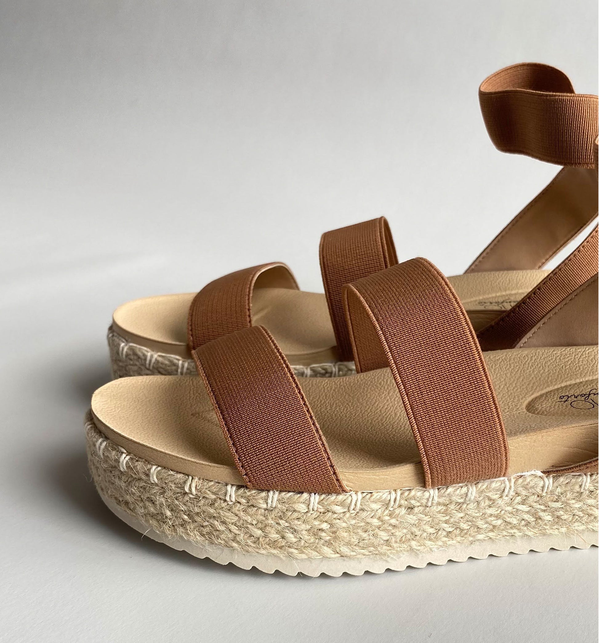 Sandalias de plataforma yute Beira Rio