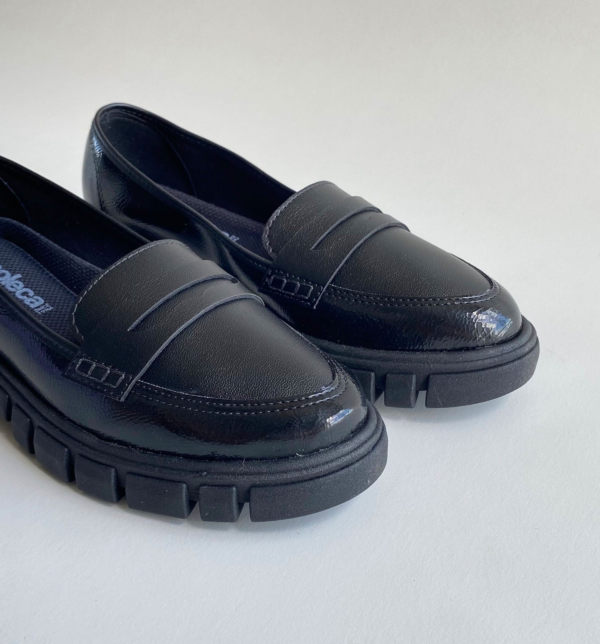 Flats Negros Verniz Moleca