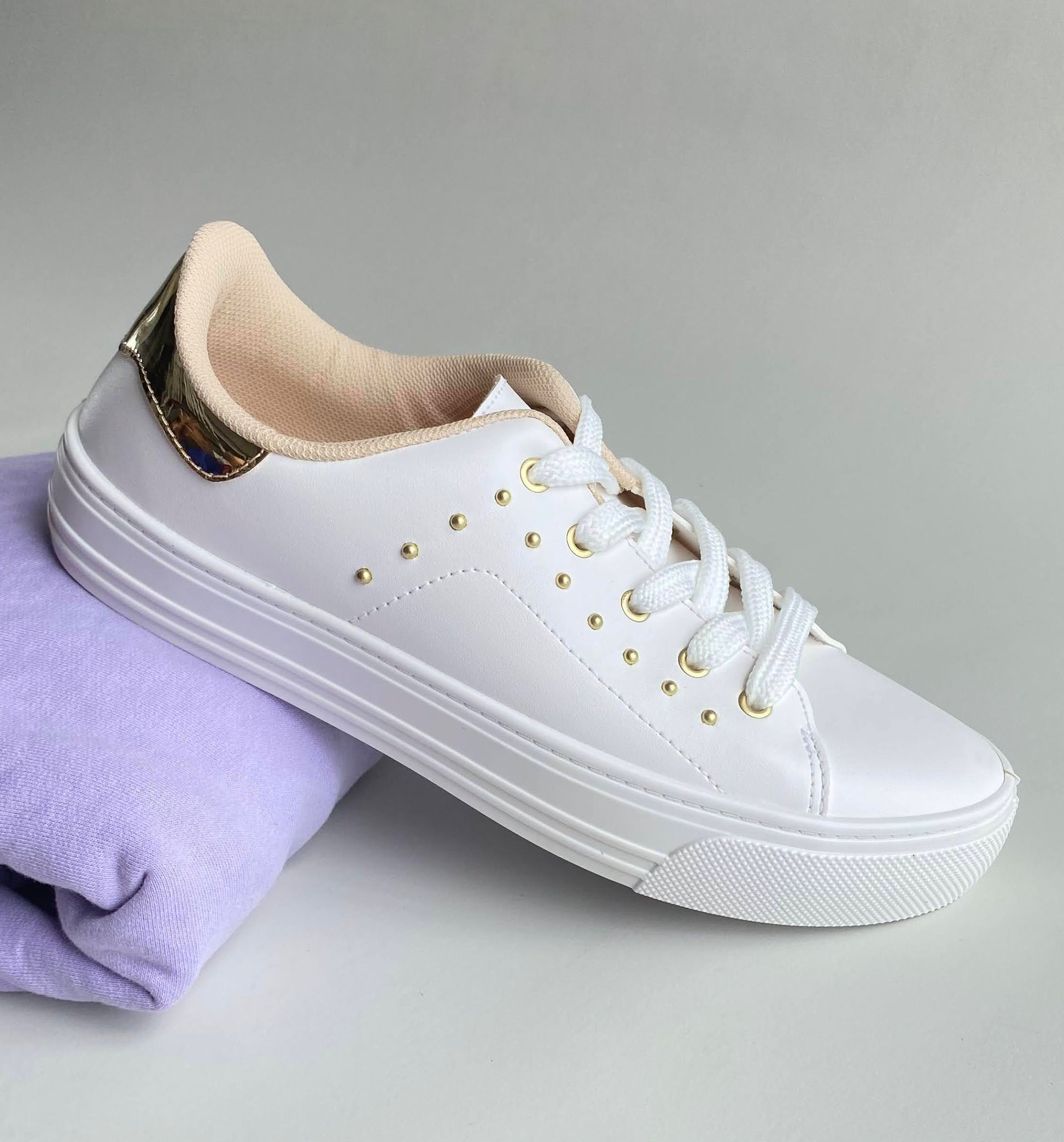 Tennis blancas Gold Beira Rio