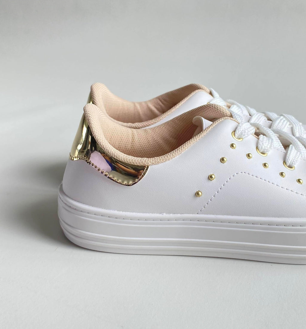 Tennis blancas Gold Beira Rio
