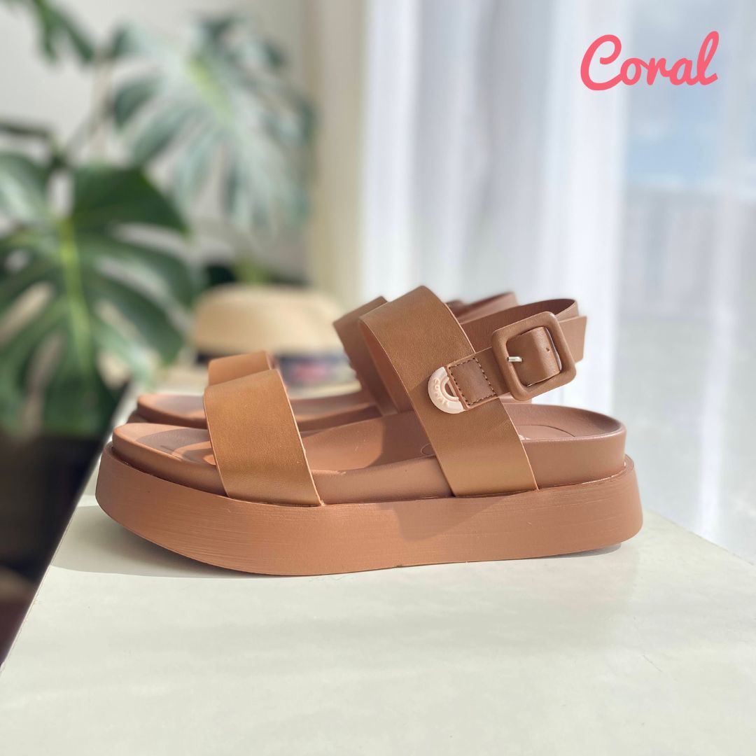 Sandalias CORAL ATENEA CAMEL PU