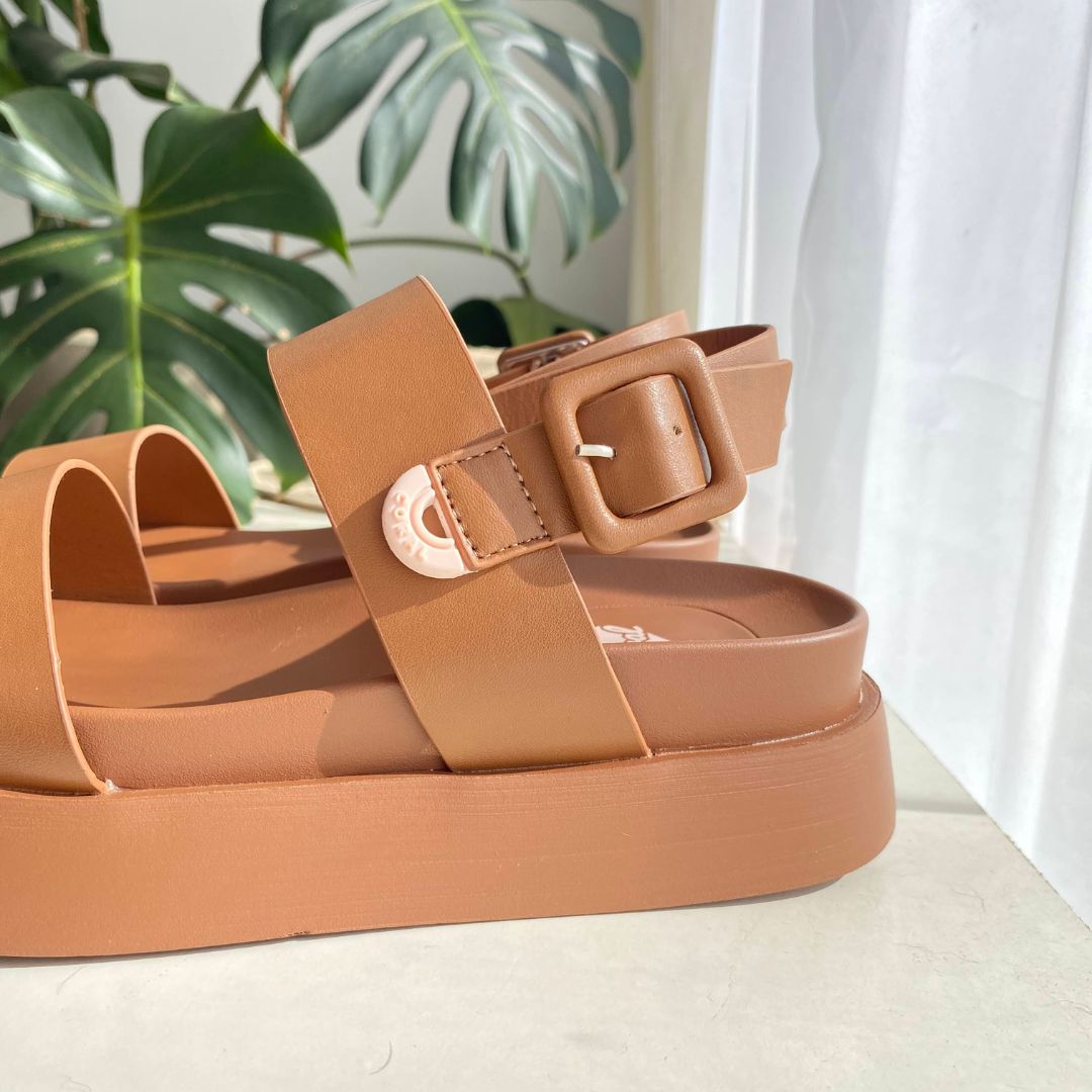 Sandalias CORAL ATENEA CAMEL PU