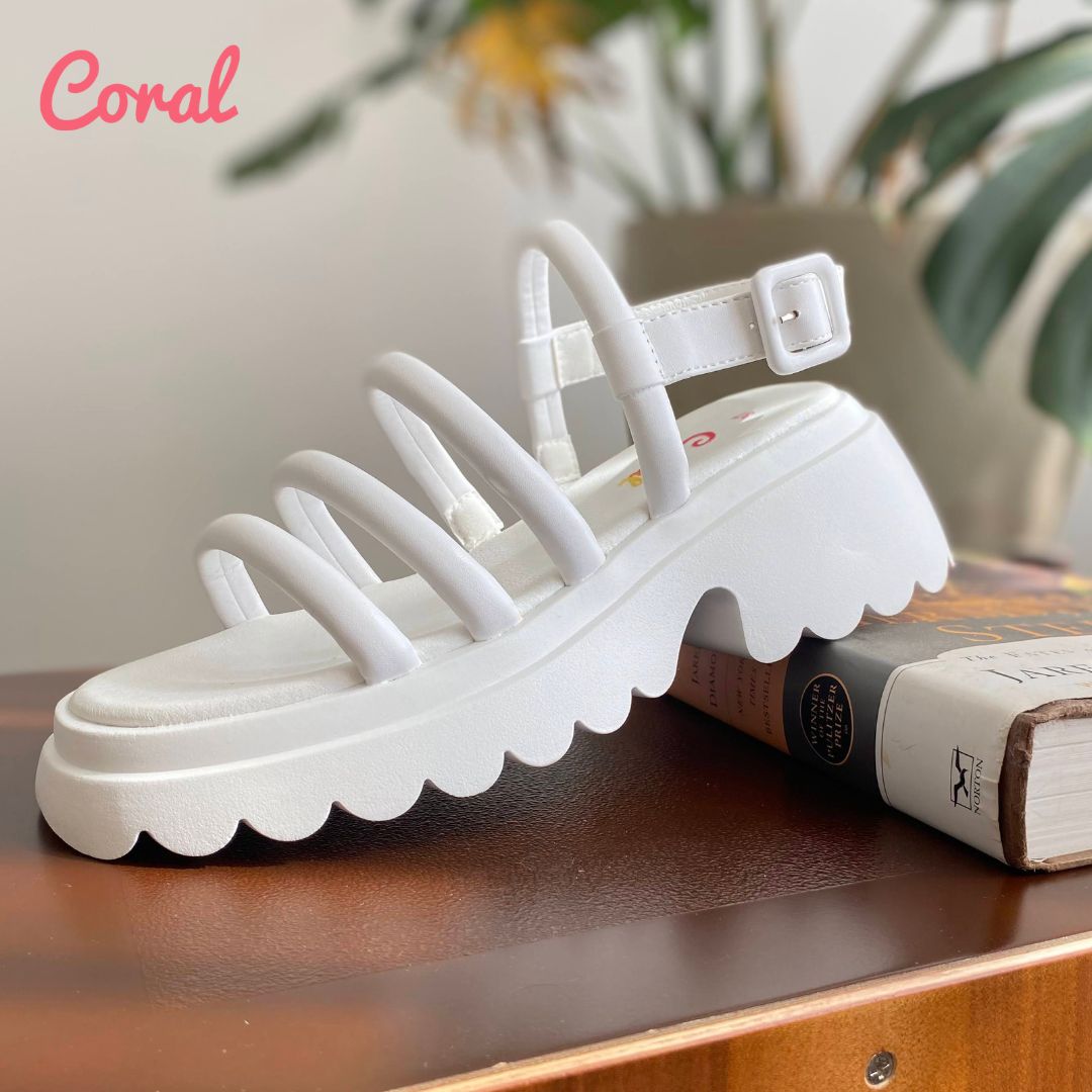 Sandalias CORAL FILIPA ALL WHITE PU