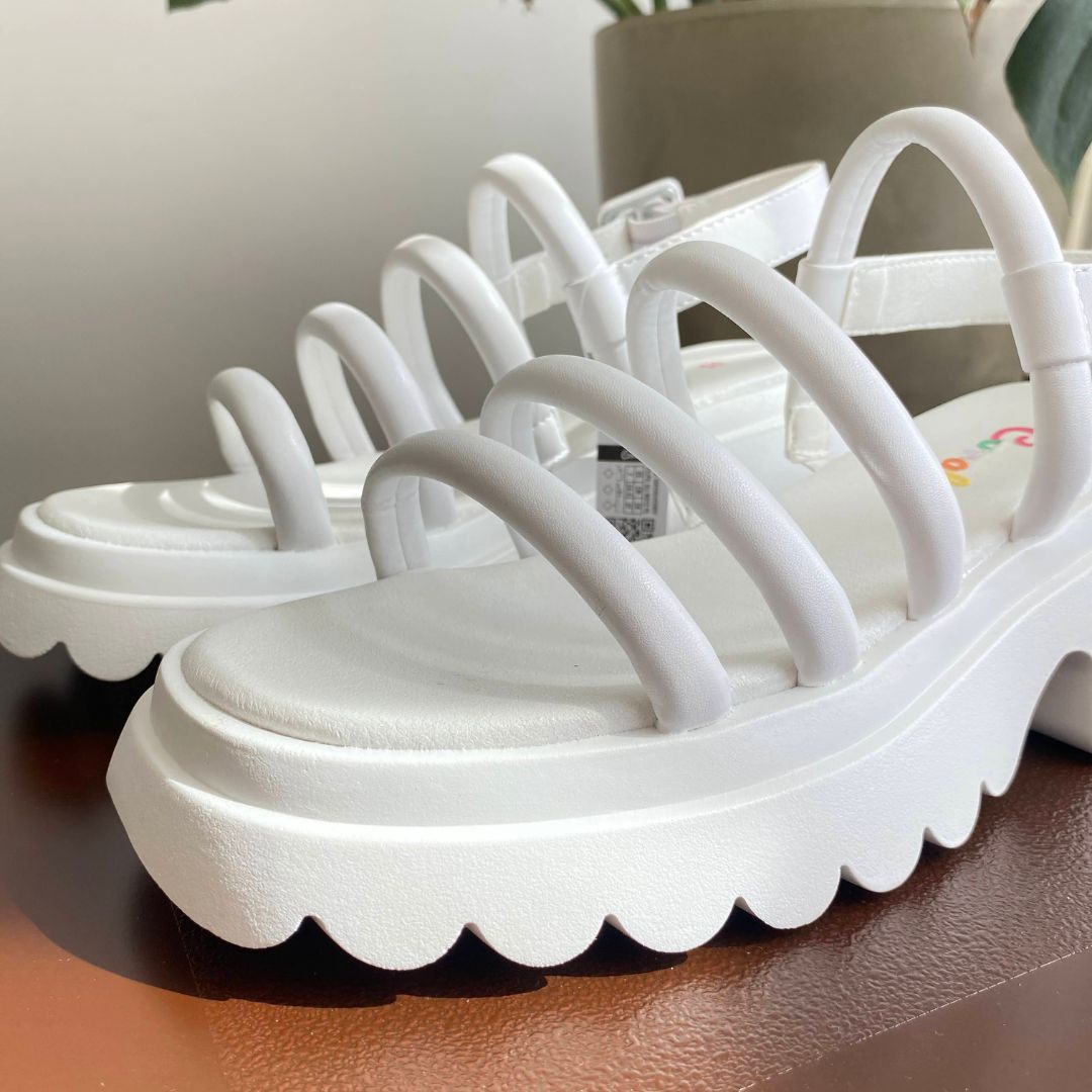 Sandalias CORAL FILIPA ALL WHITE PU