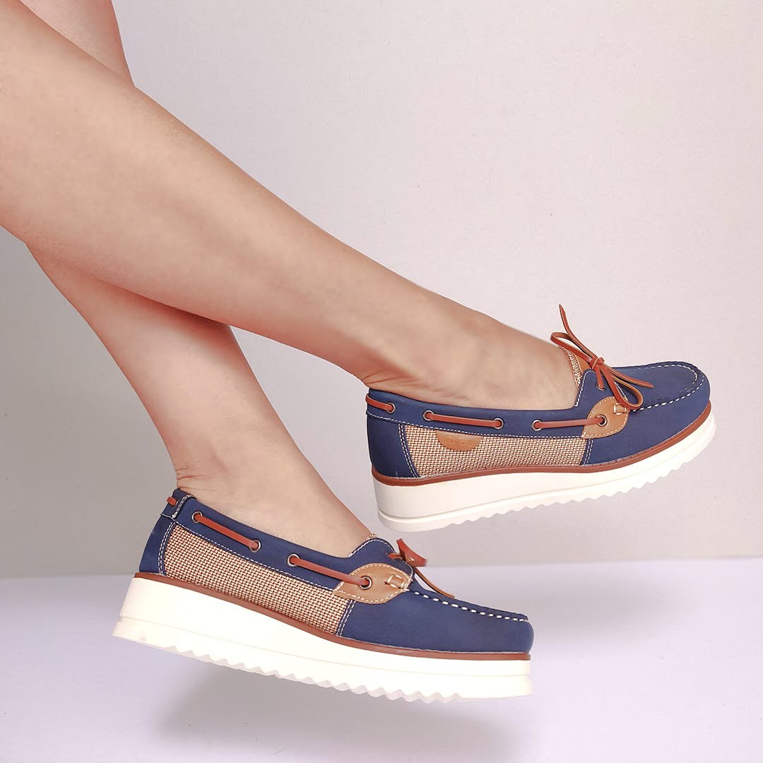 Topsider de plataforma Azul Mios