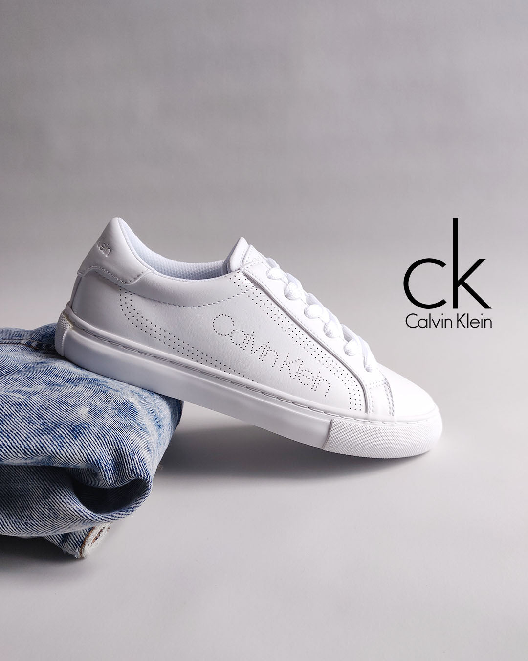 Tennis Calvin Klein White Points
