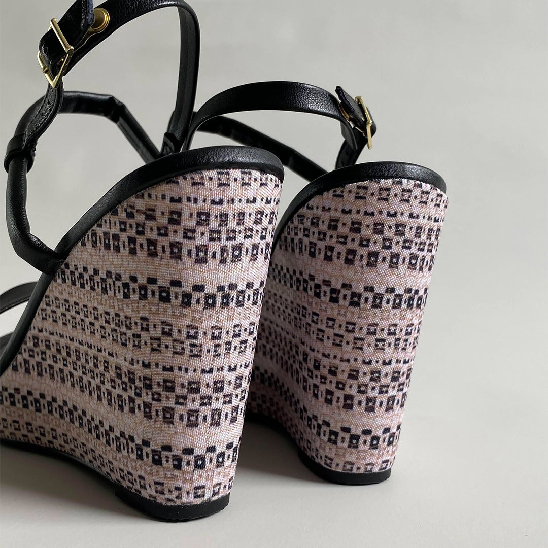 Sandalias de cuña Moleca