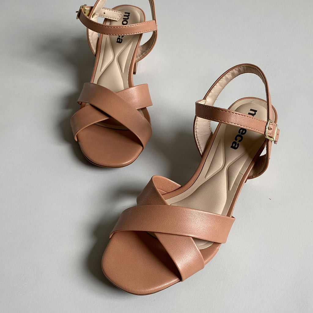 Sandalias de tacón cuadrado Moleca