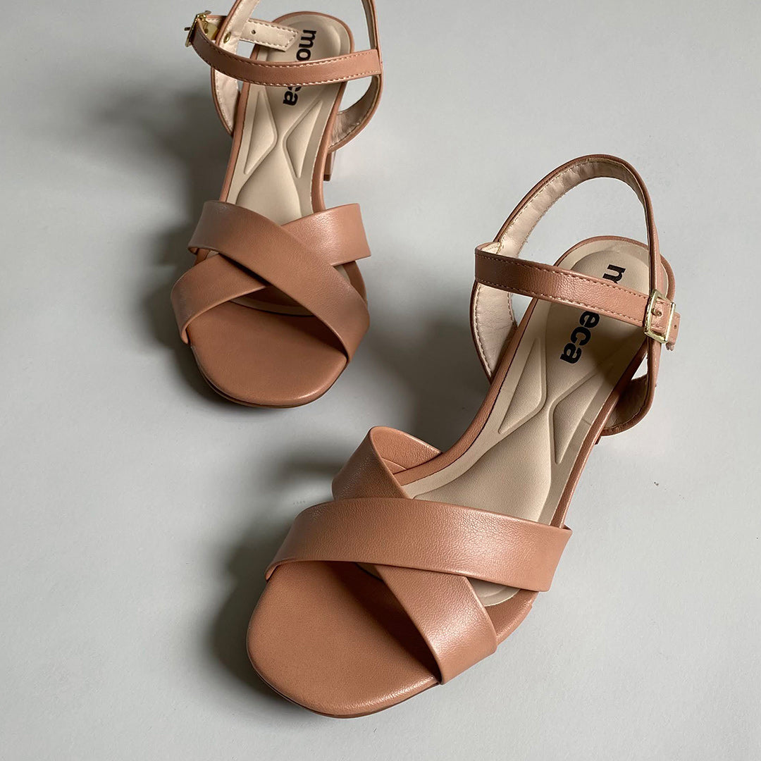 Sandalias de tacón cuadrado Moleca