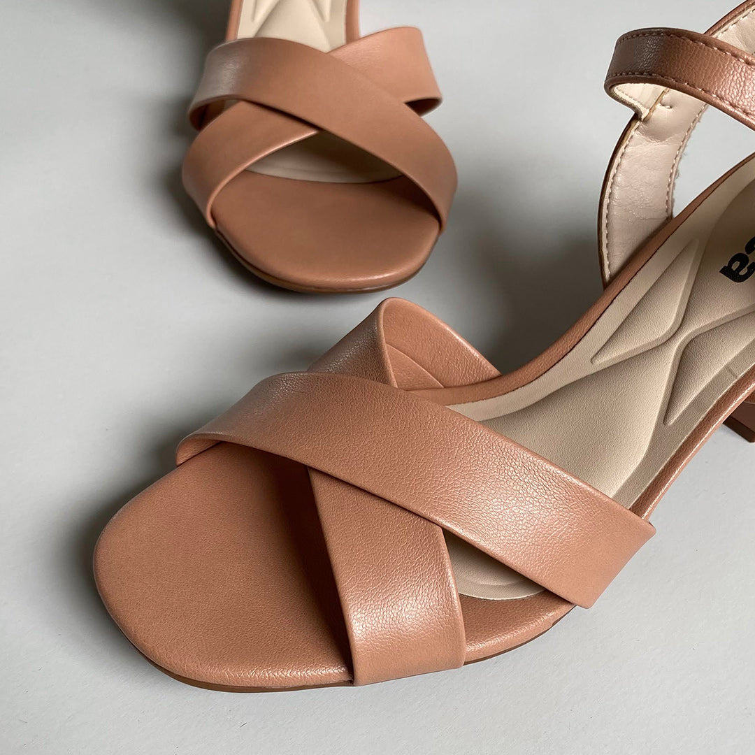 Sandalias de tacón cuadrado Moleca