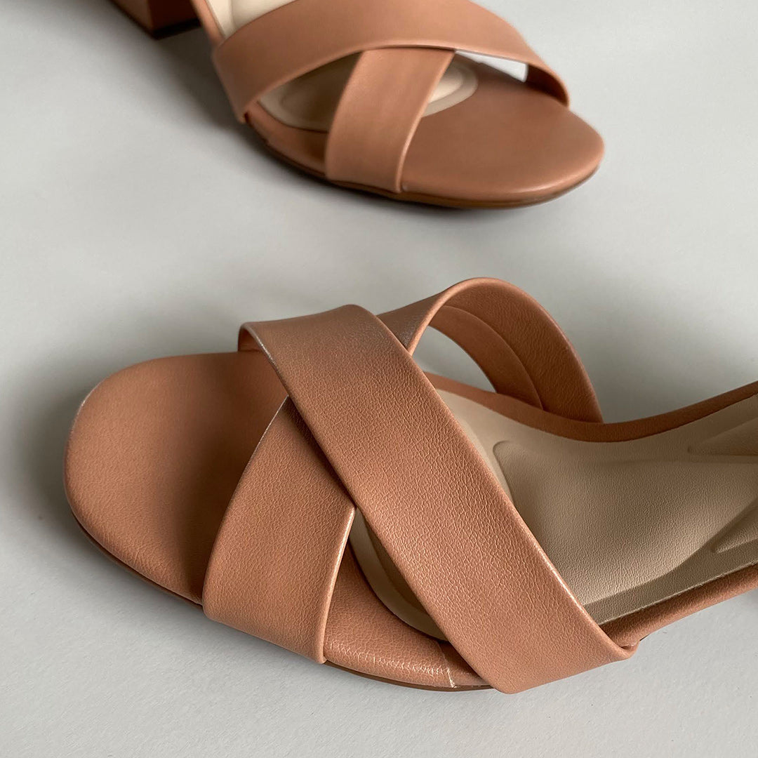 Sandalias de tacón cuadrado Moleca