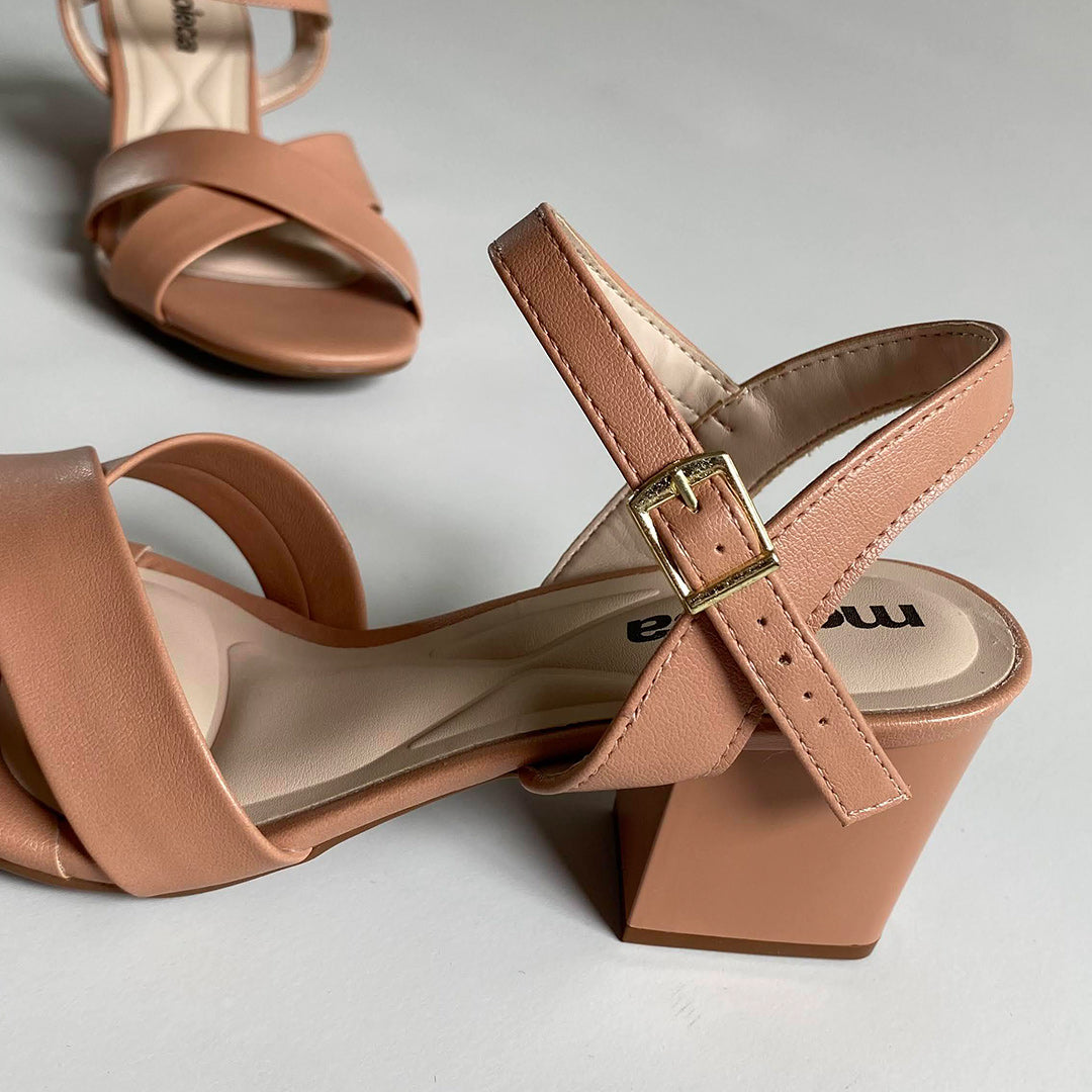 Sandalias de tacón cuadrado Moleca
