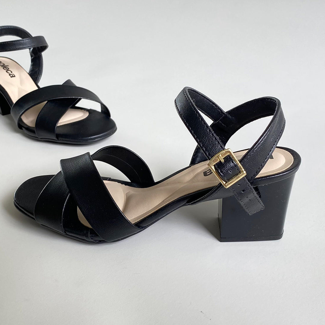 Sandalias de tacón cuadrado Moleca