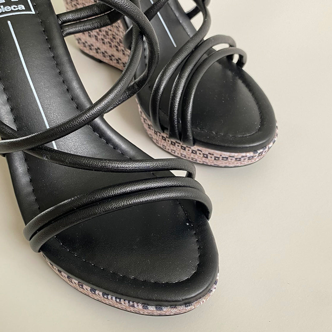 Sandalias de cuña Wrap Moleca