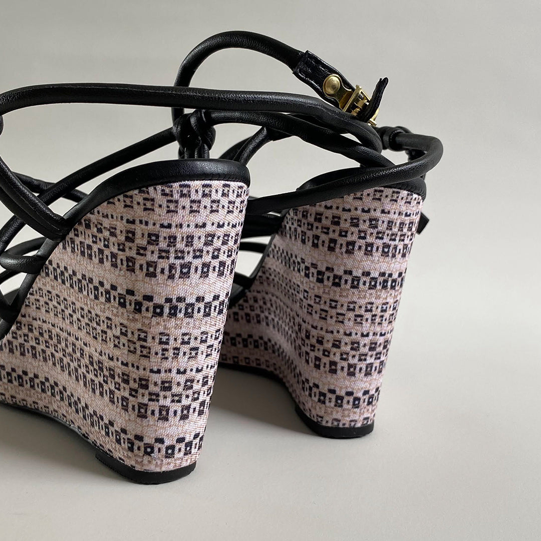 Sandalias de cuña Wrap Moleca