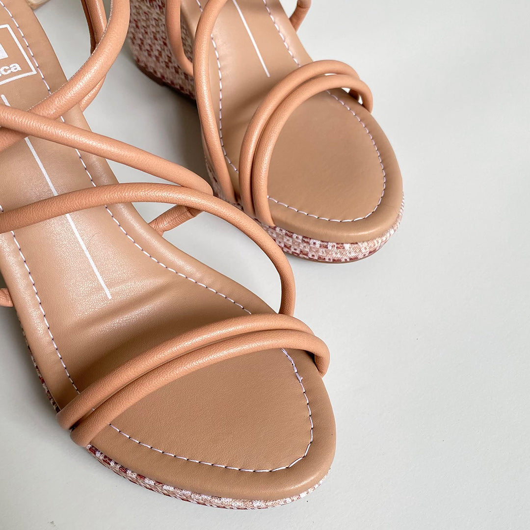 Sandalias de cuña Wrap Moleca