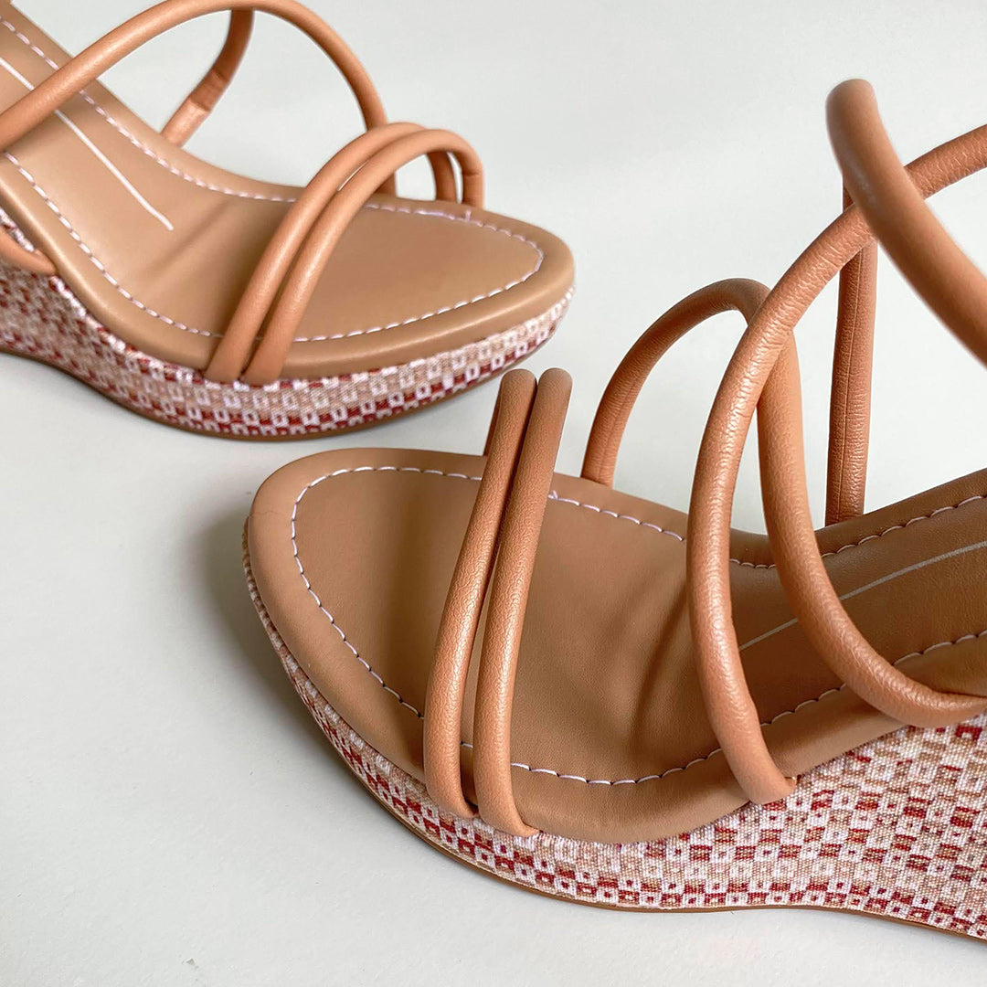 Sandalias de cuña Wrap Moleca