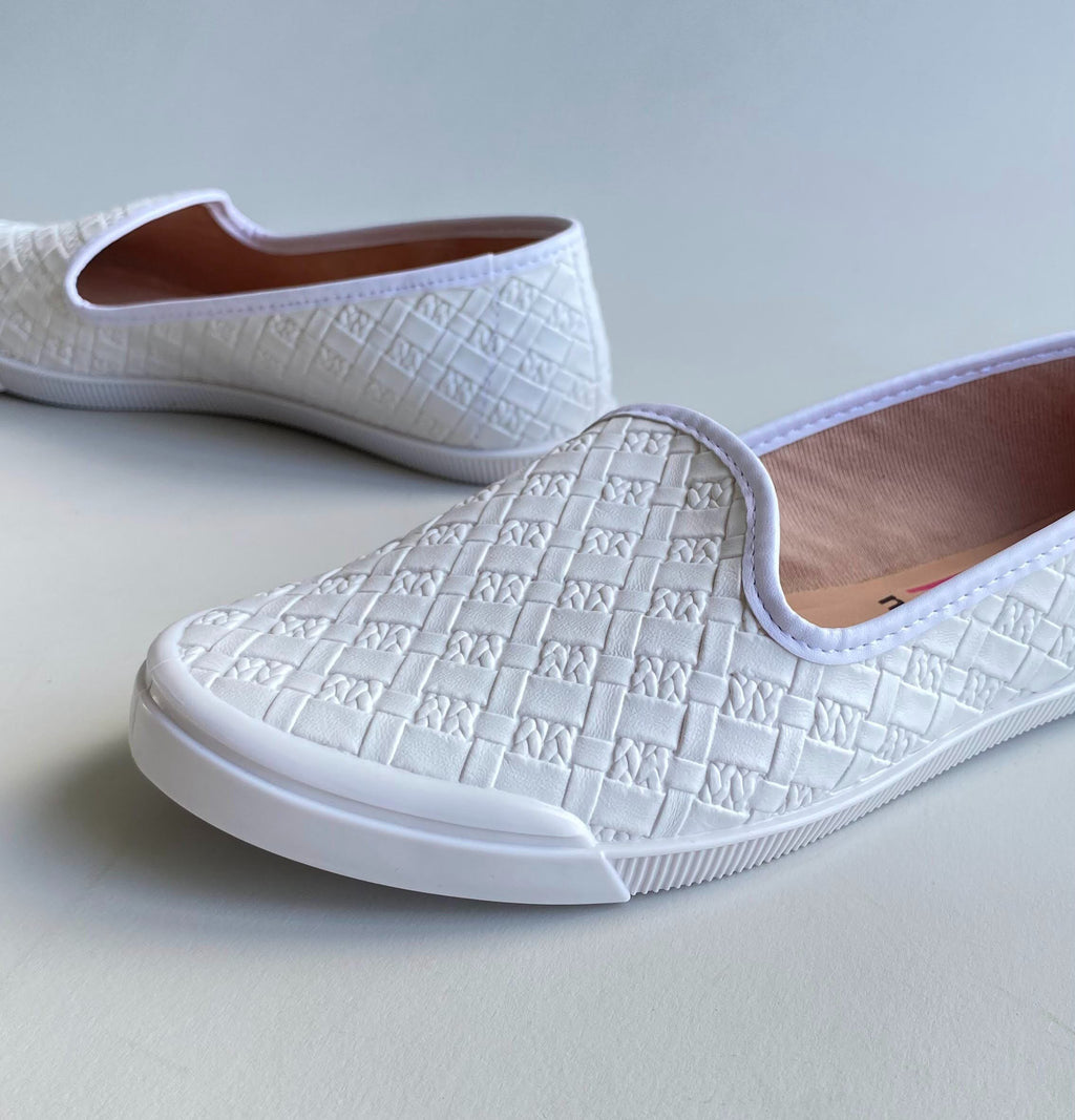 Flats Sider Blancos Moleca