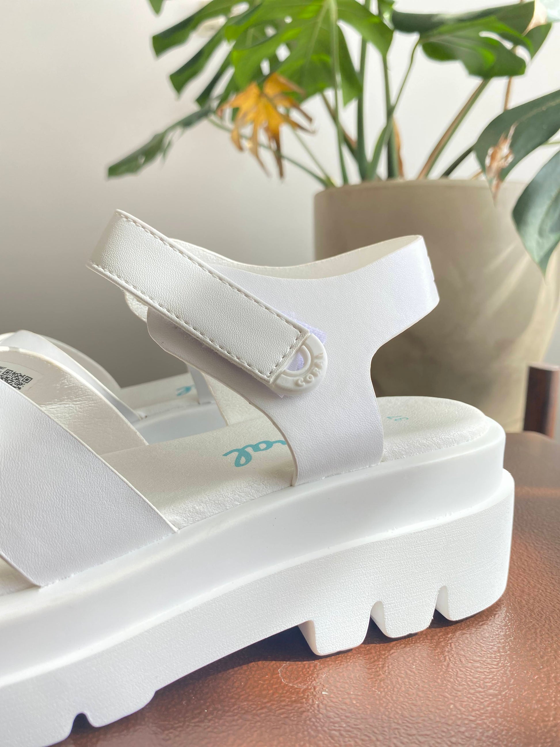 Sandalias CORAL ANTONIA ALL WHITE GLOSS