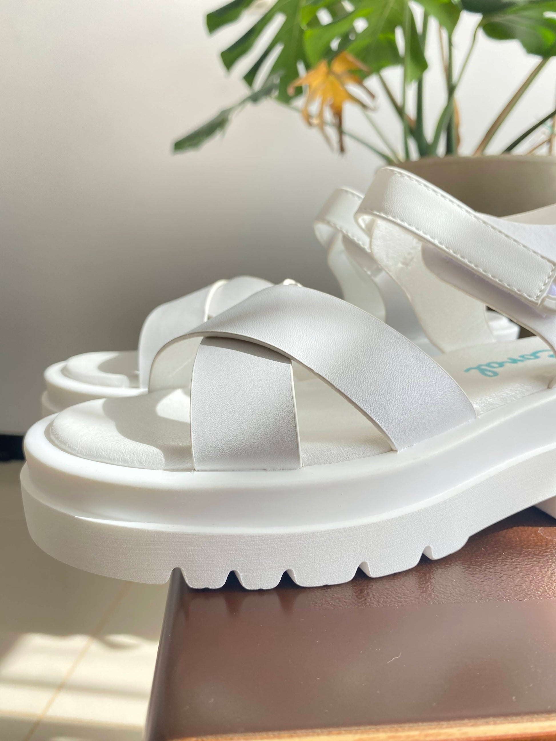 Sandalias CORAL ANTONIA ALL WHITE GLOSS