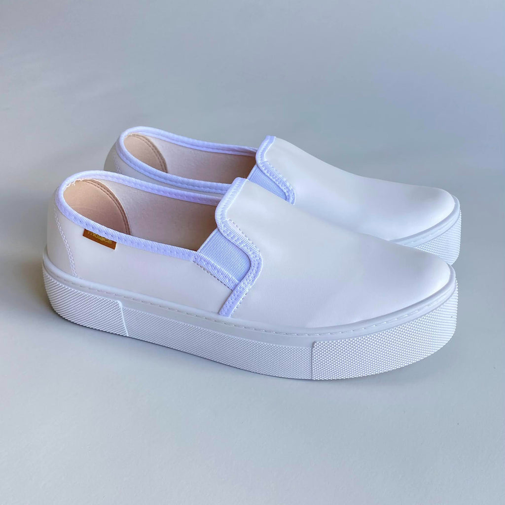 Tennis blancas de plataforma sider Moleca