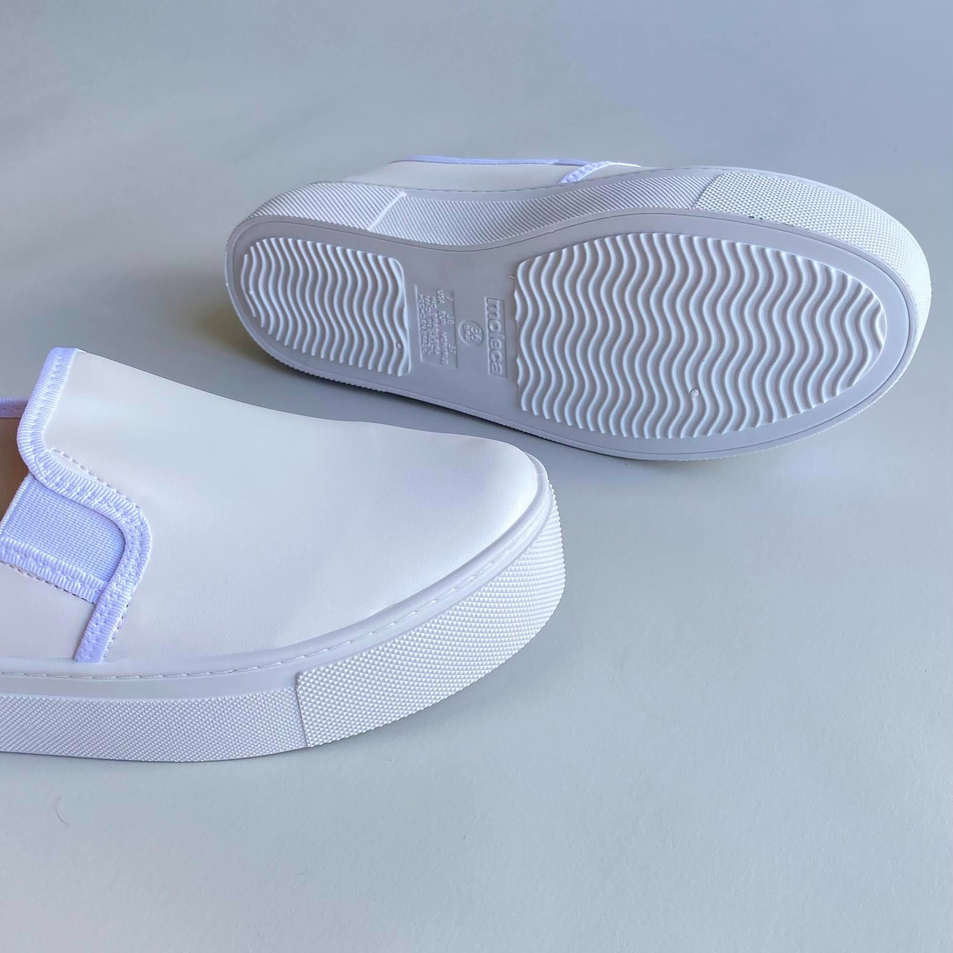 Tennis blancas de plataforma sider Moleca