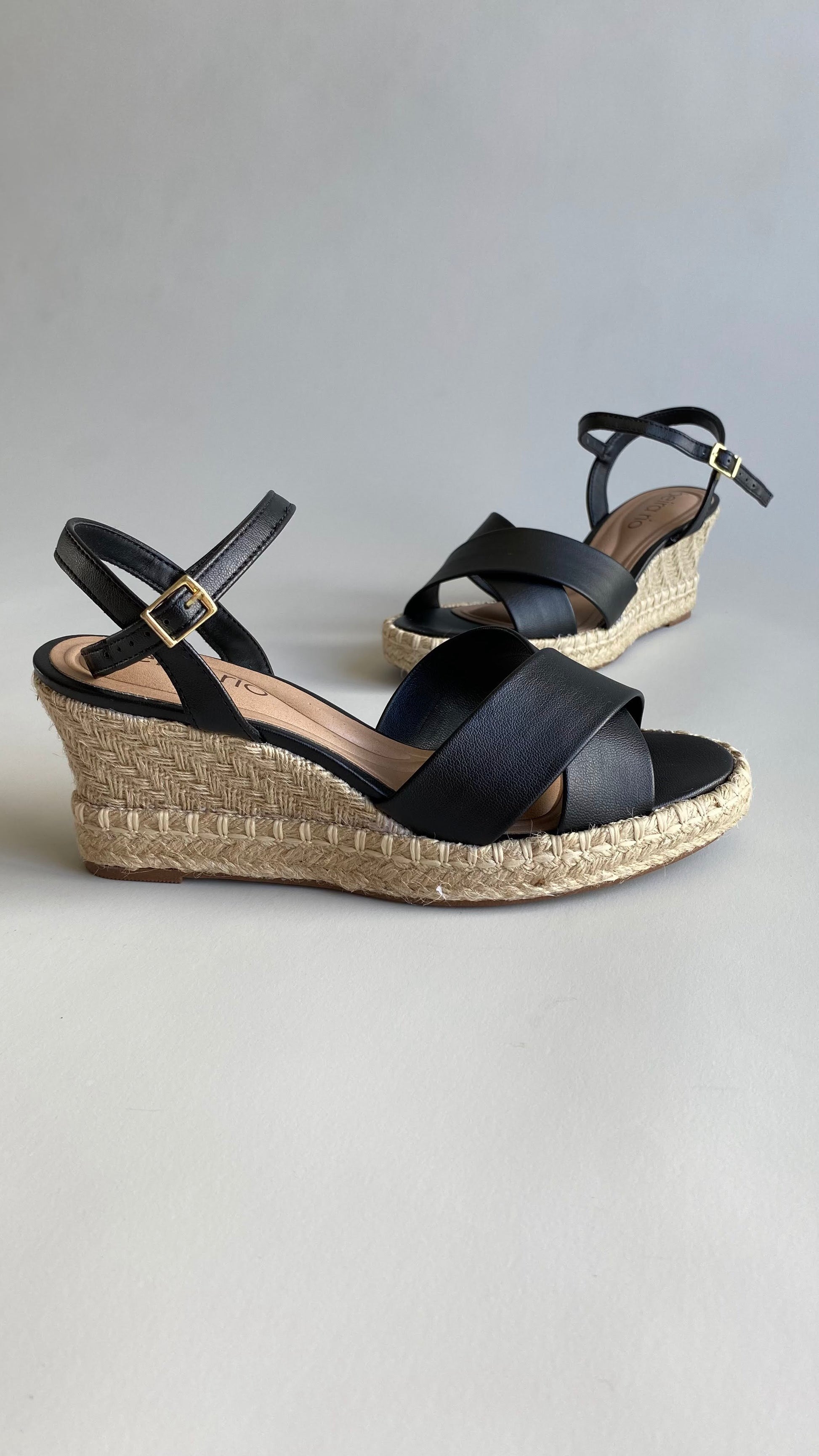 Sandalias de cuña yute Beira Rio
