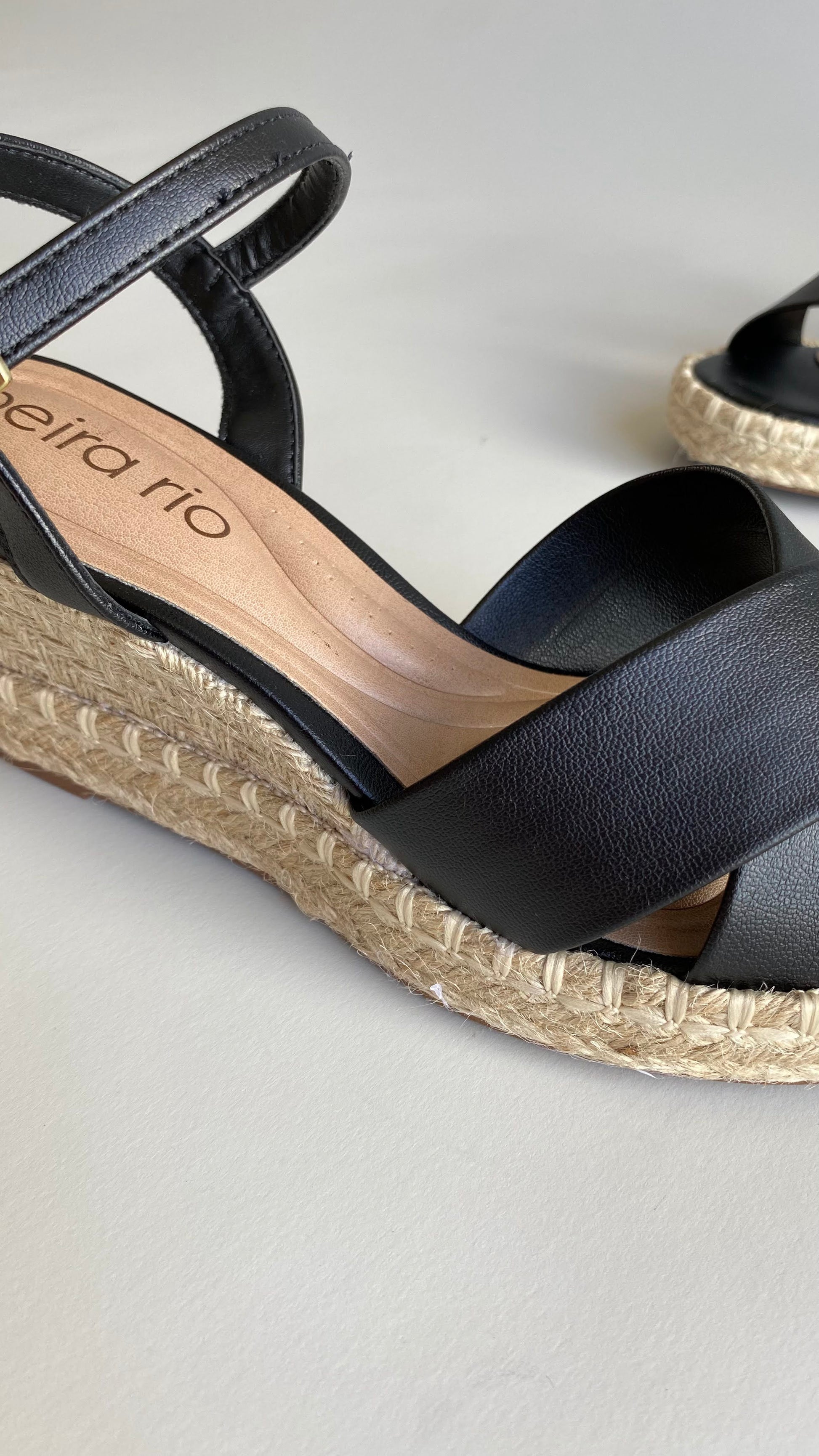 Sandalias de cuña yute Beira Rio