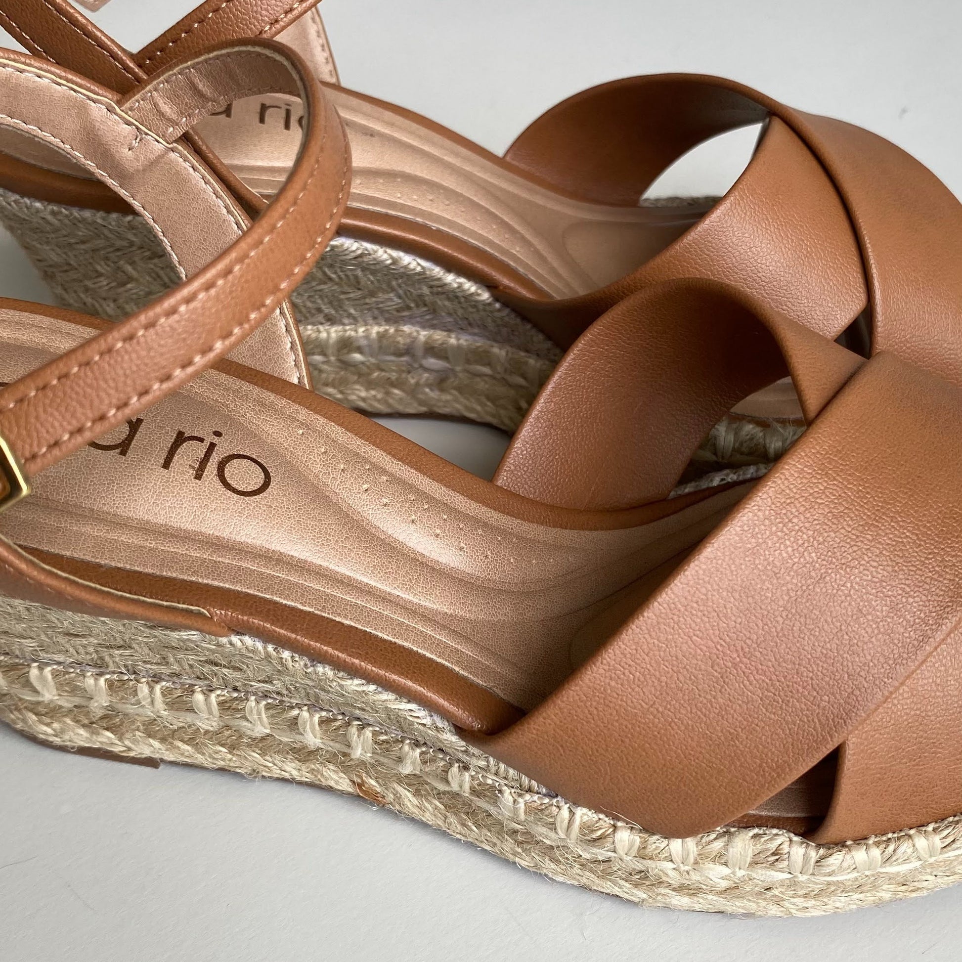 Sandalias de cuña yute Beira Rio