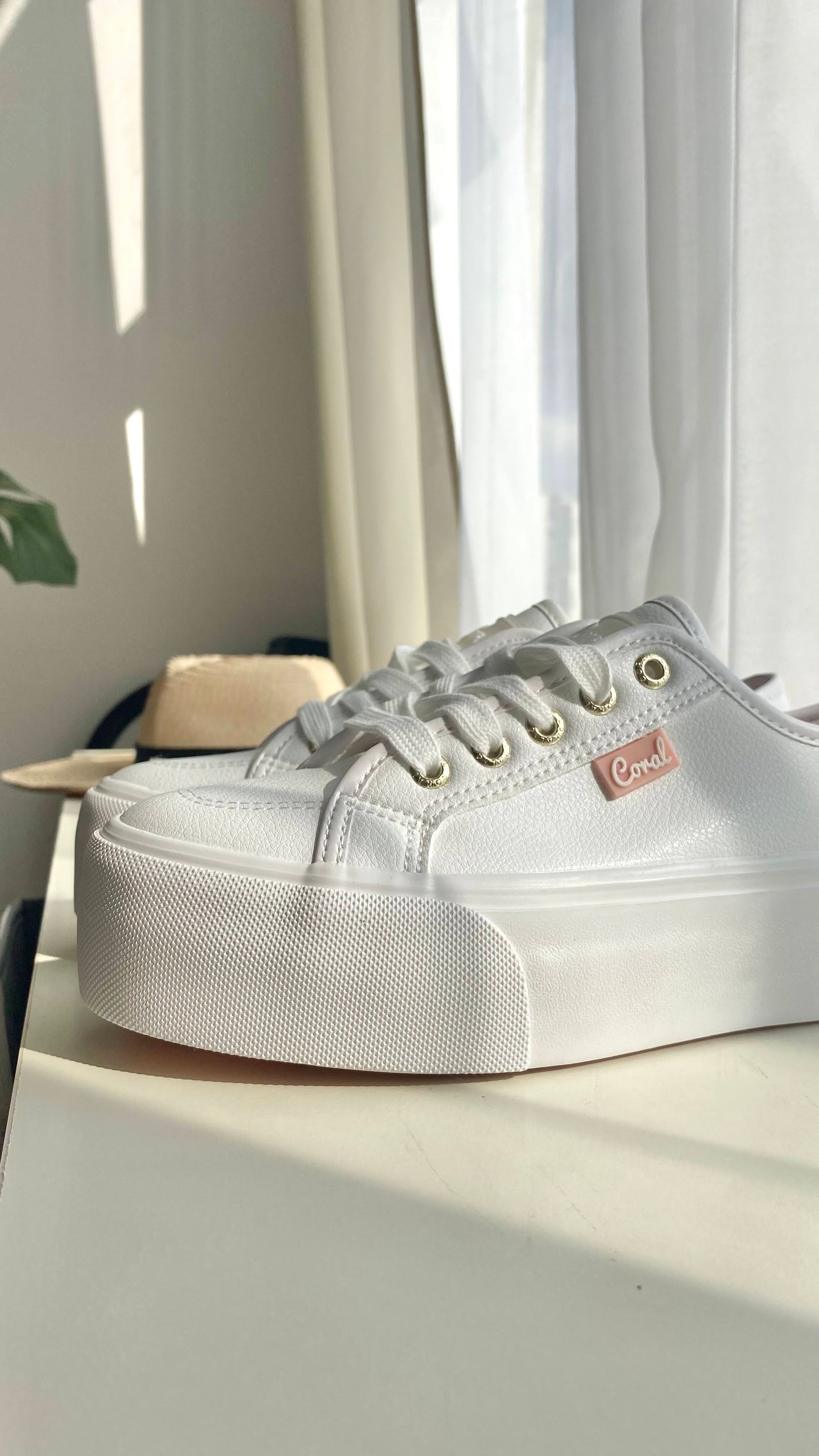 Tennis Isamu White White Coral