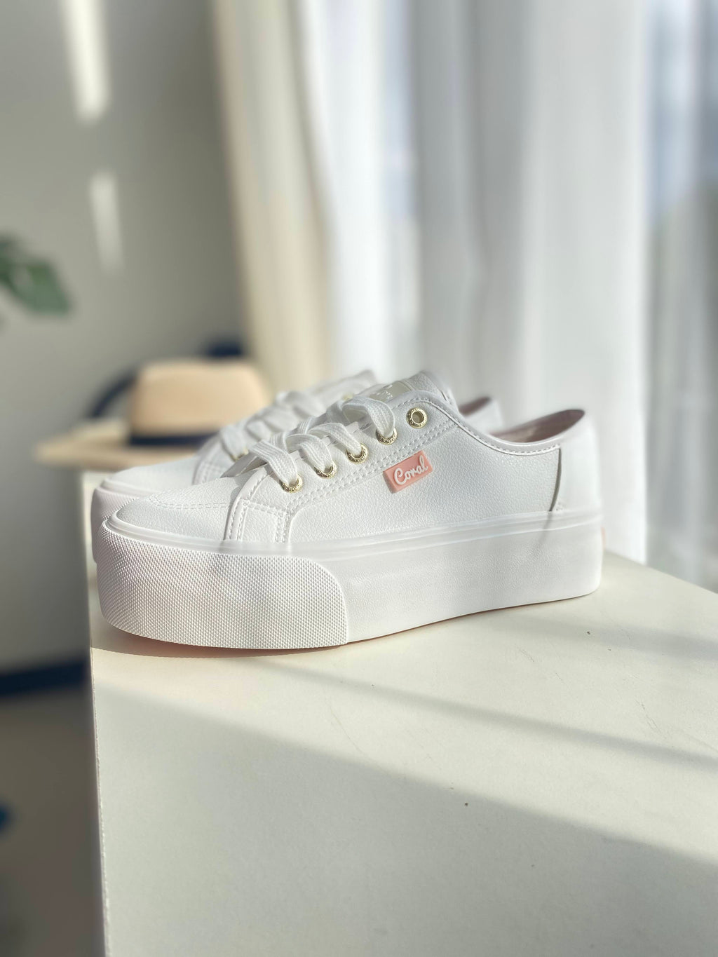 Tennis Isamu White White Coral