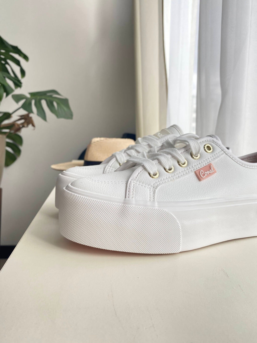Tennis Isamu White White Coral