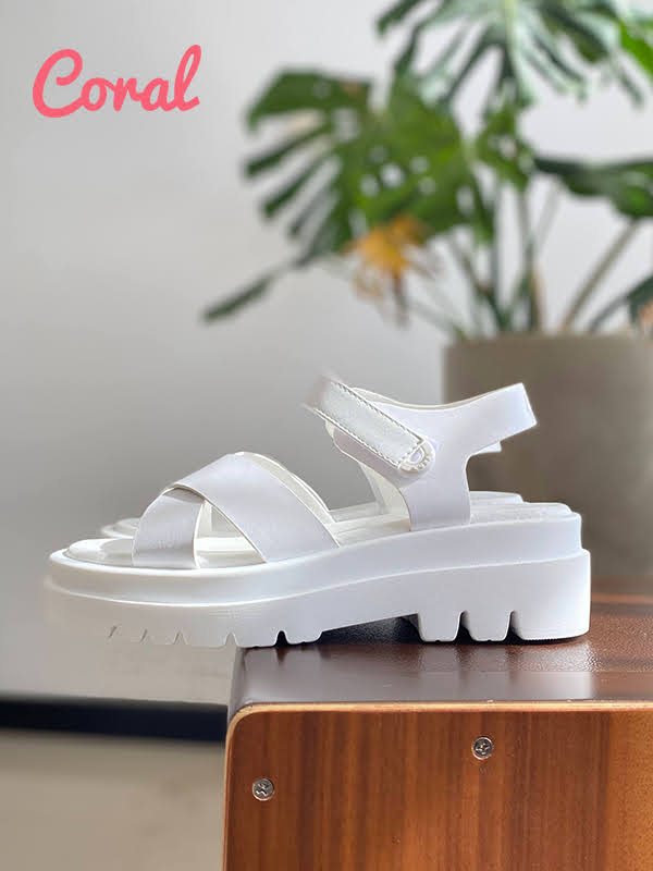 Sandalias CORAL ANTONIA ALL WHITE GLOSS