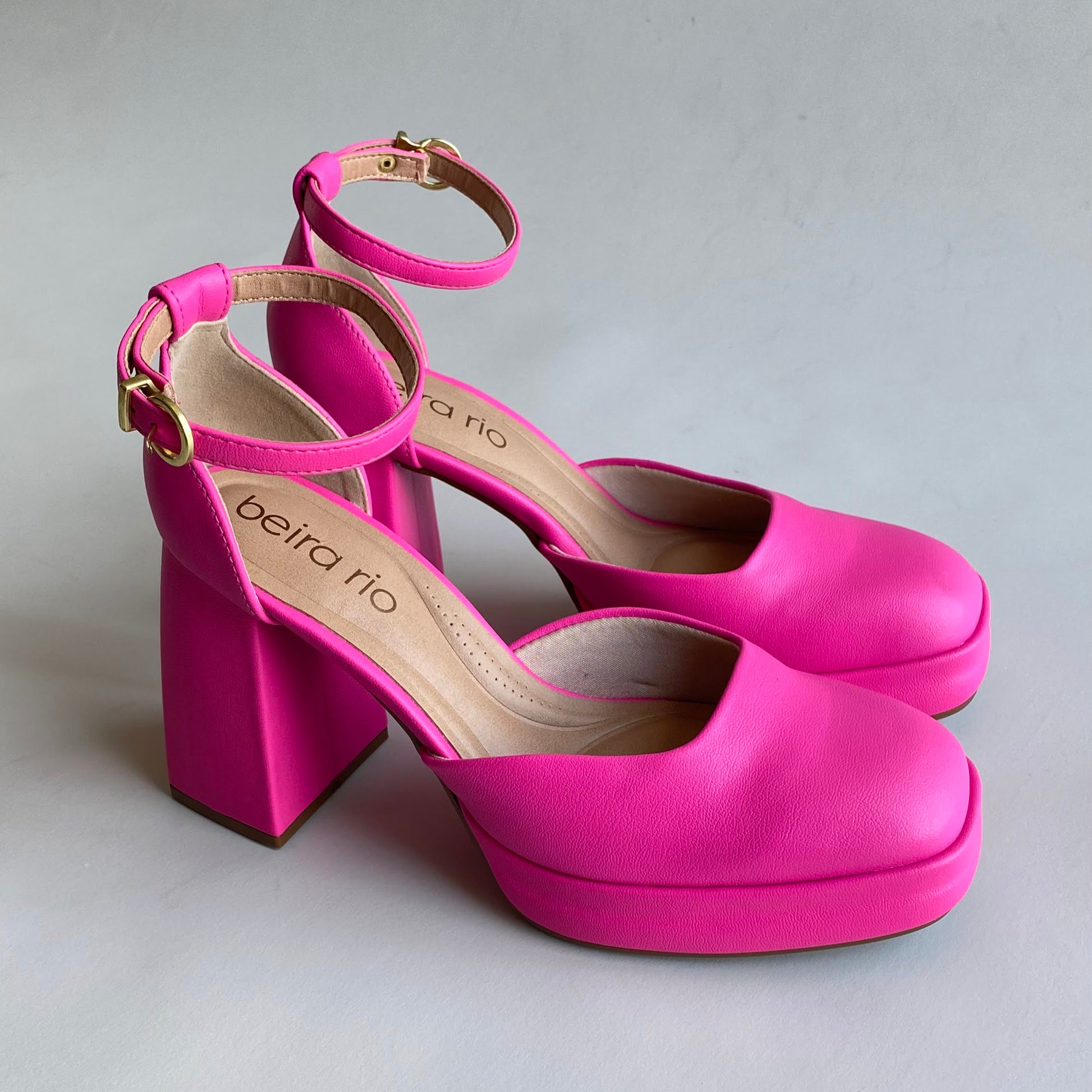 Tacones Fucsia Beira Rio
