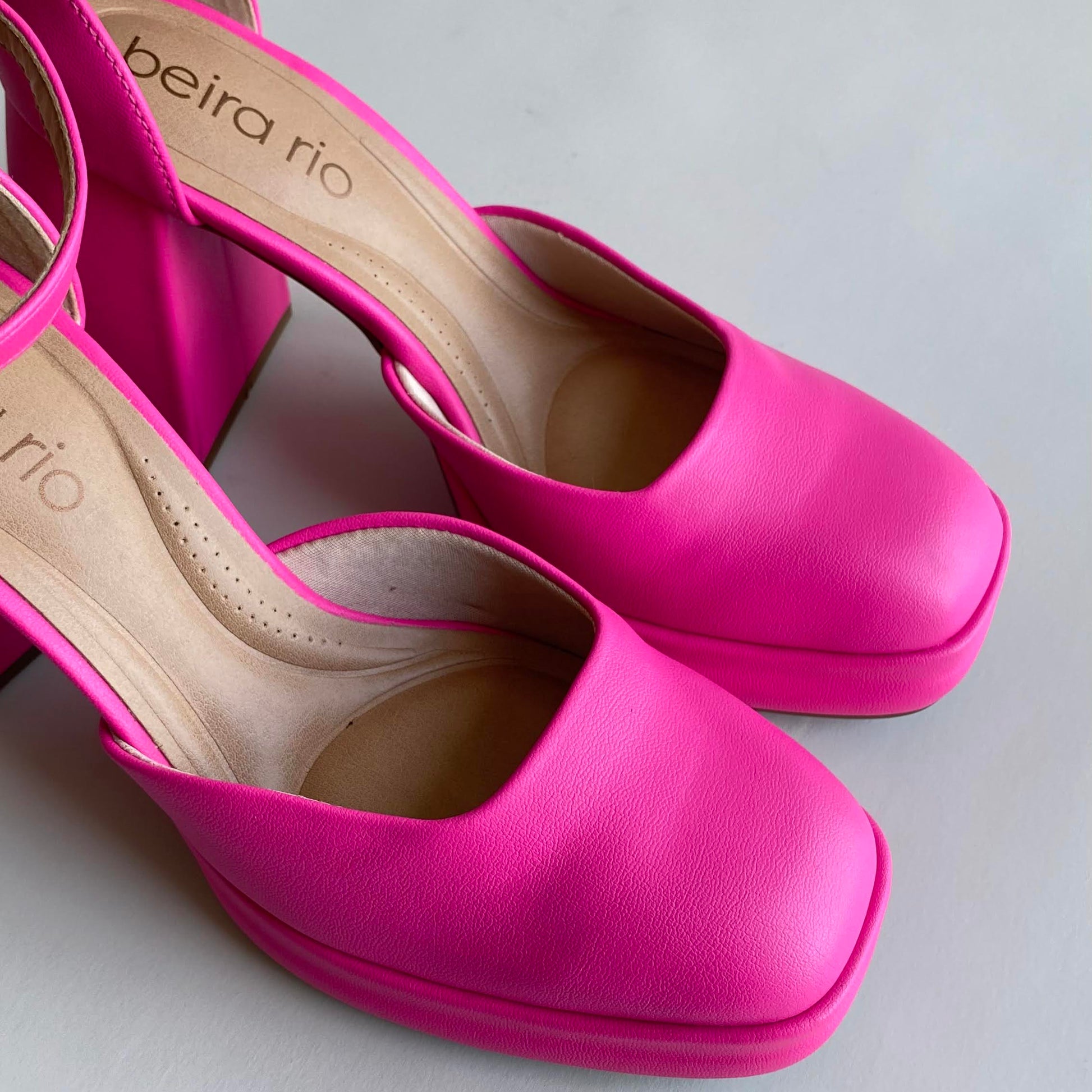 Tacones Fucsia Beira Rio
