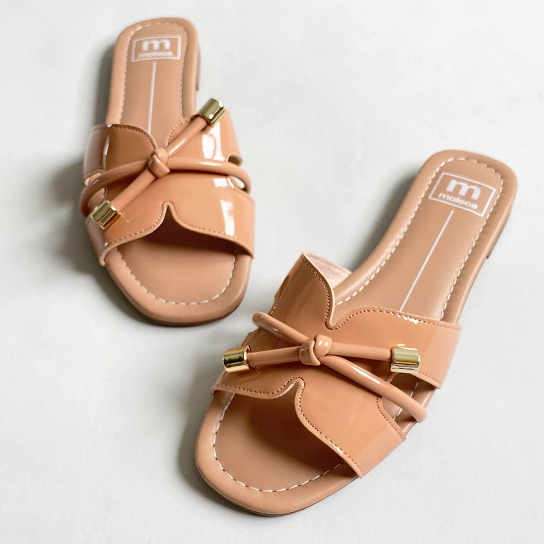 Sandalias bajas Nude Moleca