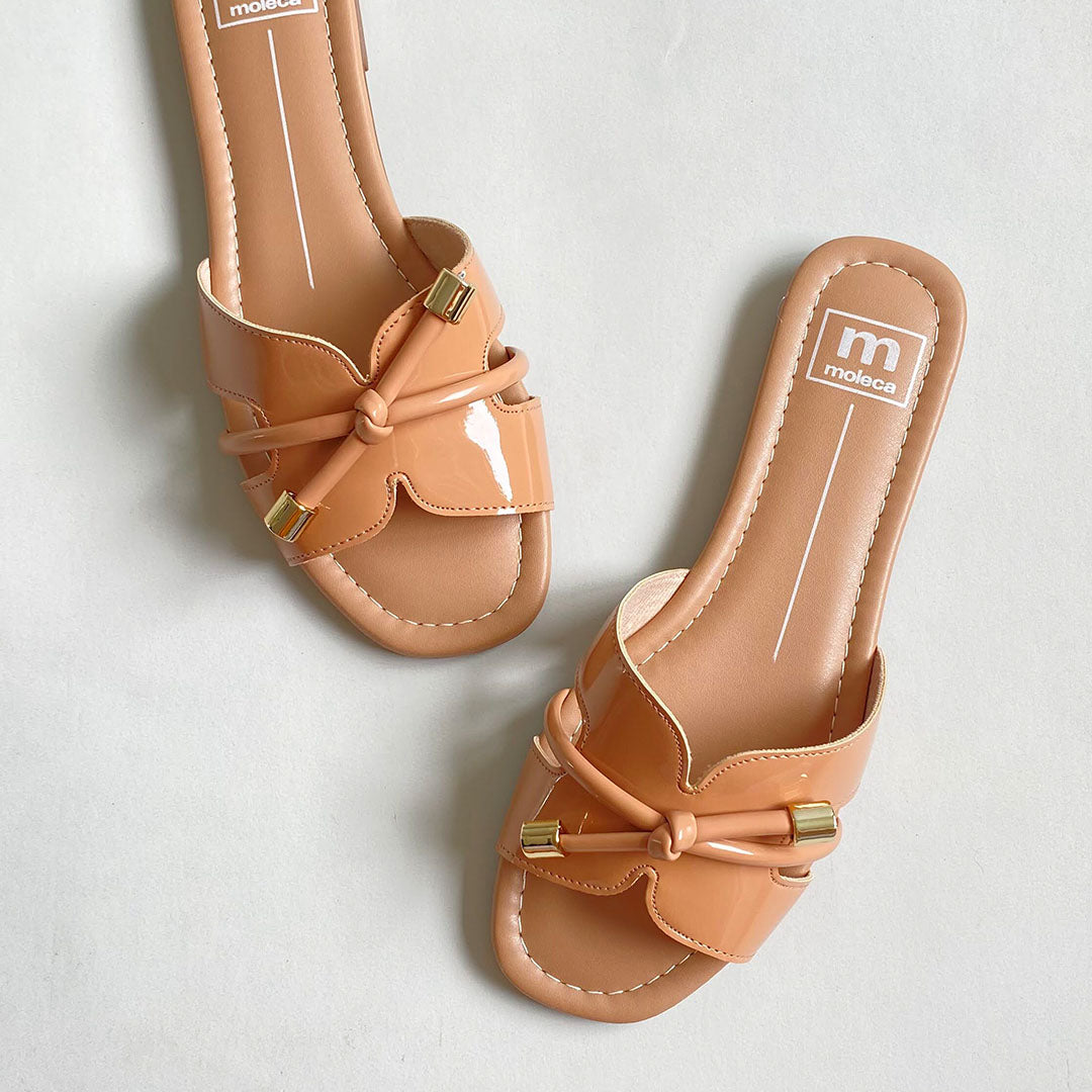 Sandalias bajas Nude Moleca